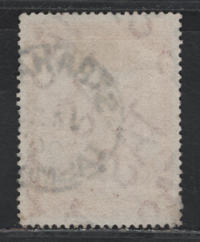 Lot 42 Australia - Tasmania SG#230 (SC# 87) 1d Carmine , 1880-1909 Engraved Pictorial Issue, A Very Fine Used Single, Large Part March 12 1900 Strahan CDS Cancel