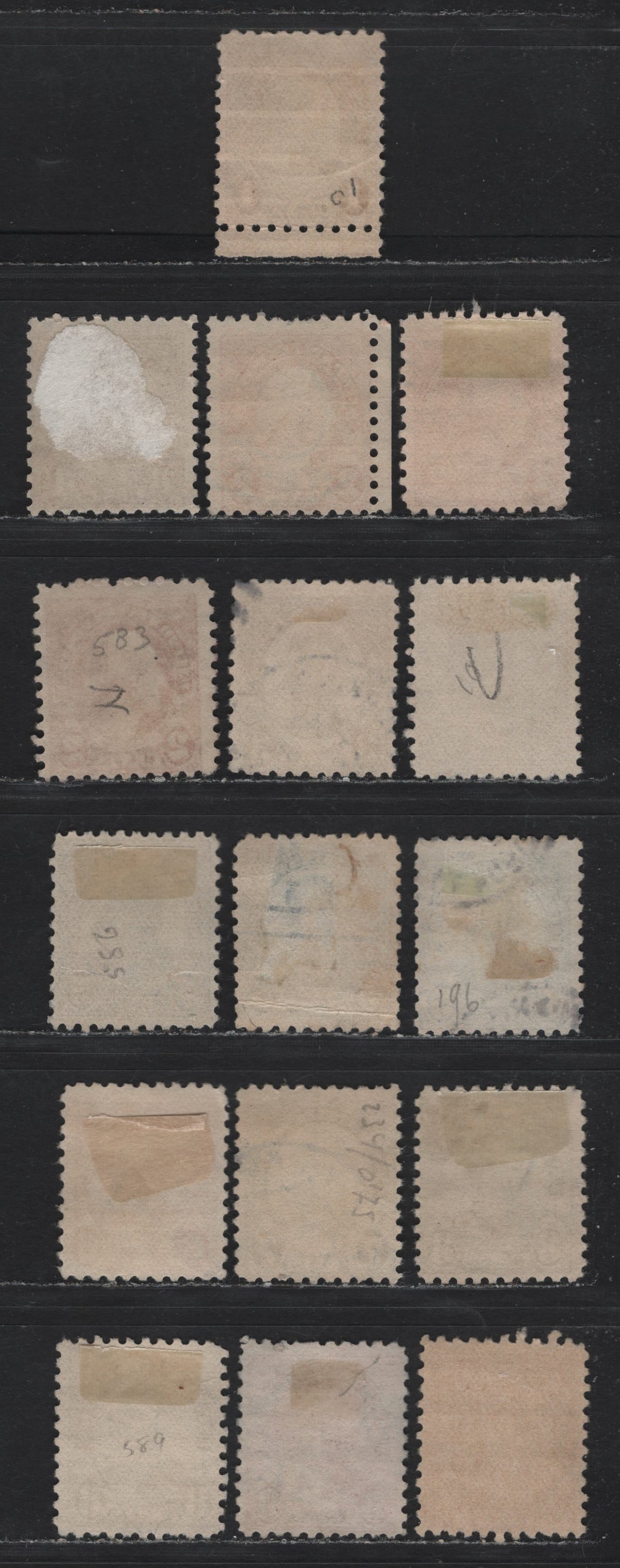 Lot 226 United States SC#581-591 1c - 10c Deep Green - Yellow Orange, 1923-1926 4th Bureau Issue, 16 Fine Used Singles, Rotary Press Printings, Perf 10, Shade Variations.