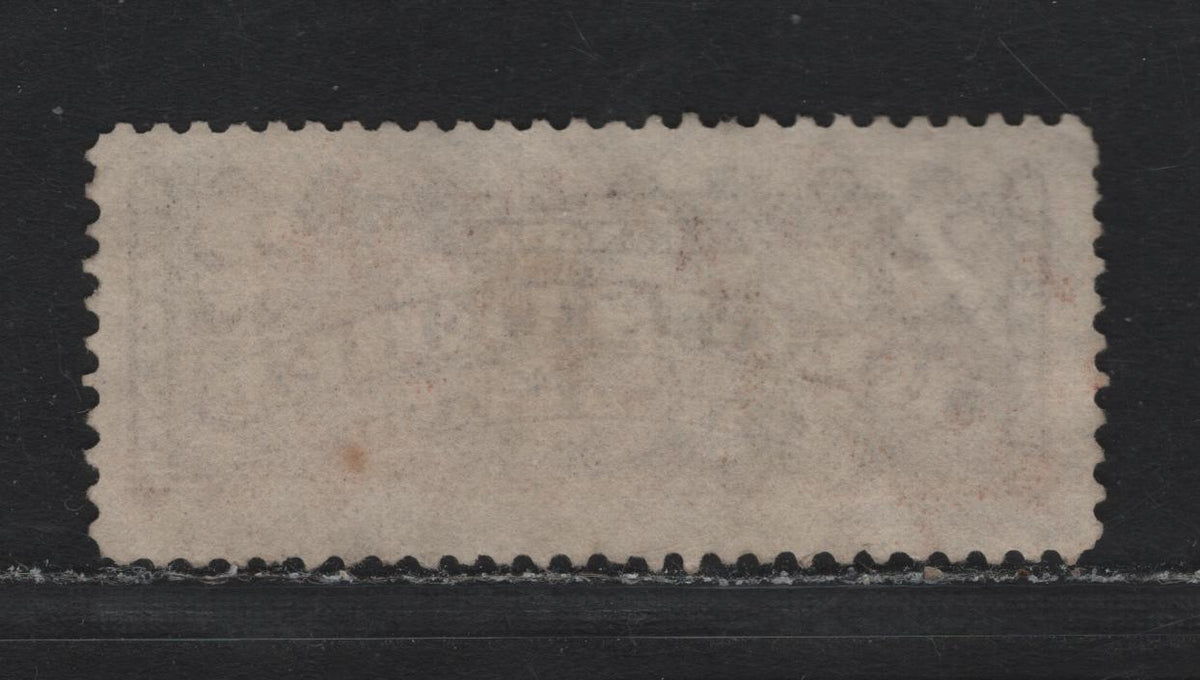 Lot 237 Canada #F1i 2c Oxidized Orange Red, 1875-1896 Registration Issue, A Fine Used Single, Montreal Printing (Mid to Late), No Plate Dot IN Upper Margin, Perf 12, Paper MM-Y.