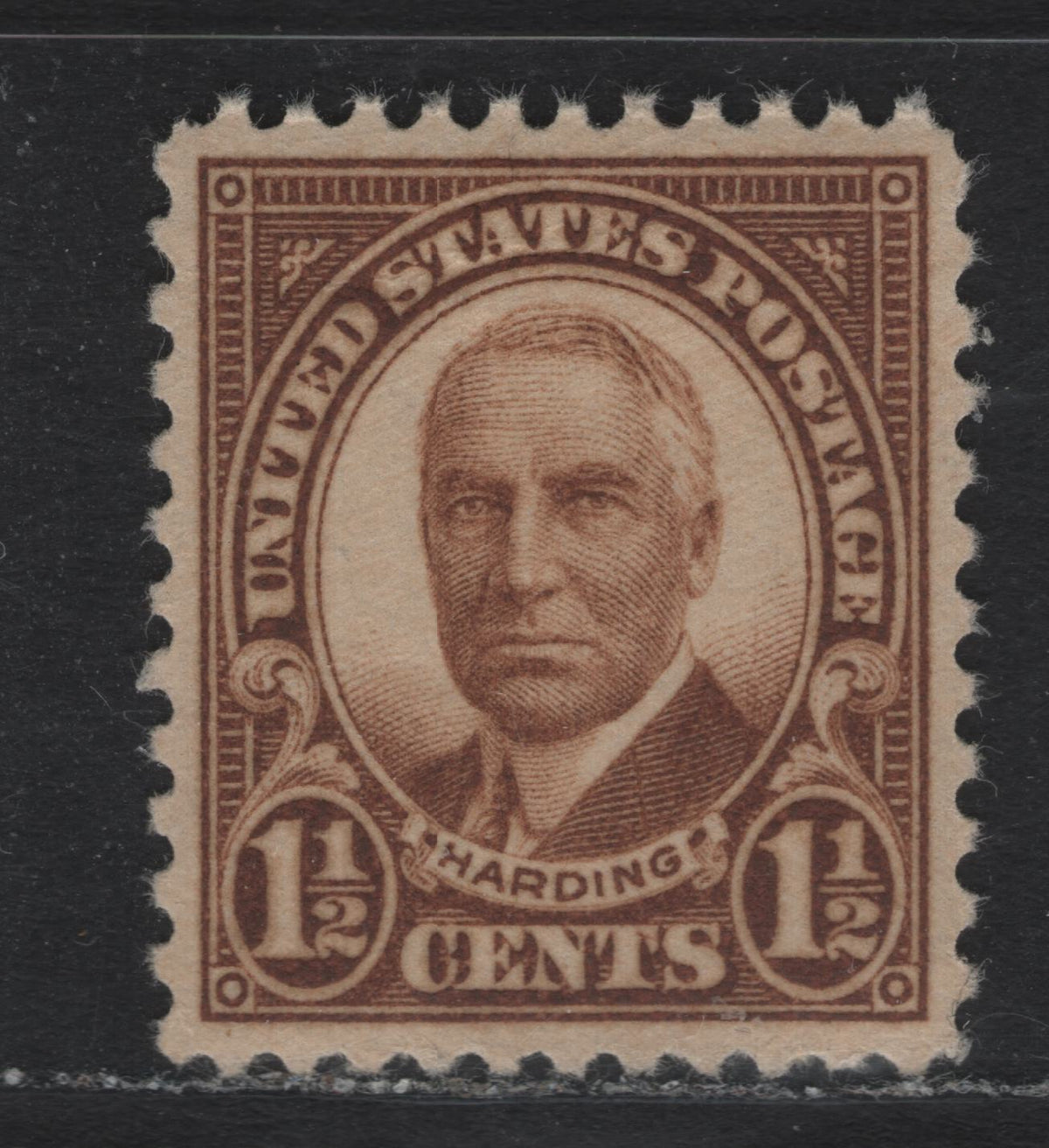Lot 76 United States SC#684 1.5c Brown , 1930 4th Bureau Issue, A SUPNH Single, Nearly Perfectly Centered, Type 3 Gum Breaker Ridges And 12 Vertical Gum Striations Per Inch