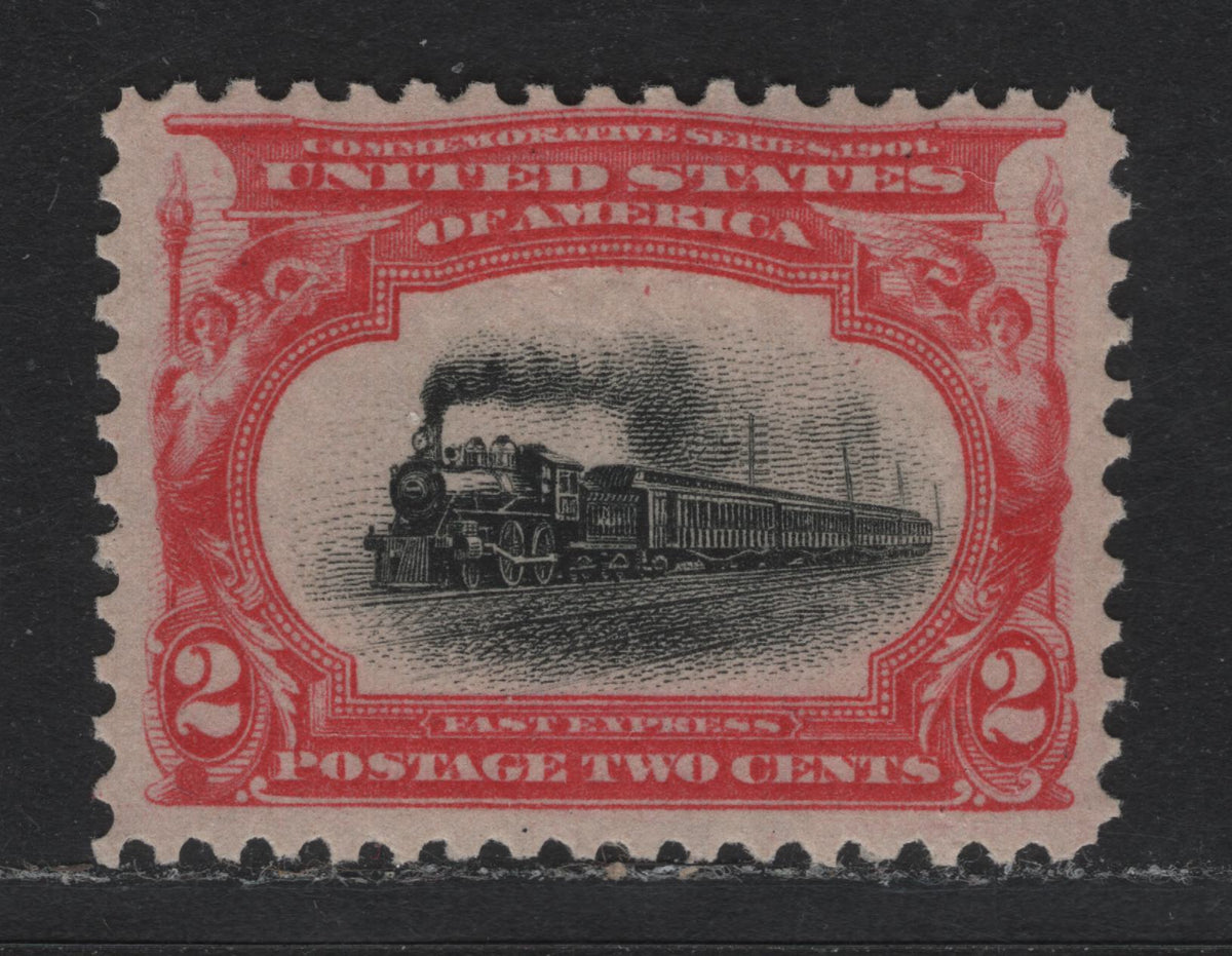Lot 102 United States SC#295 2c Rose Scarlet & Black , 1901 Pan-American Exposition Issue, A VFNH Single, Inverted Wmk