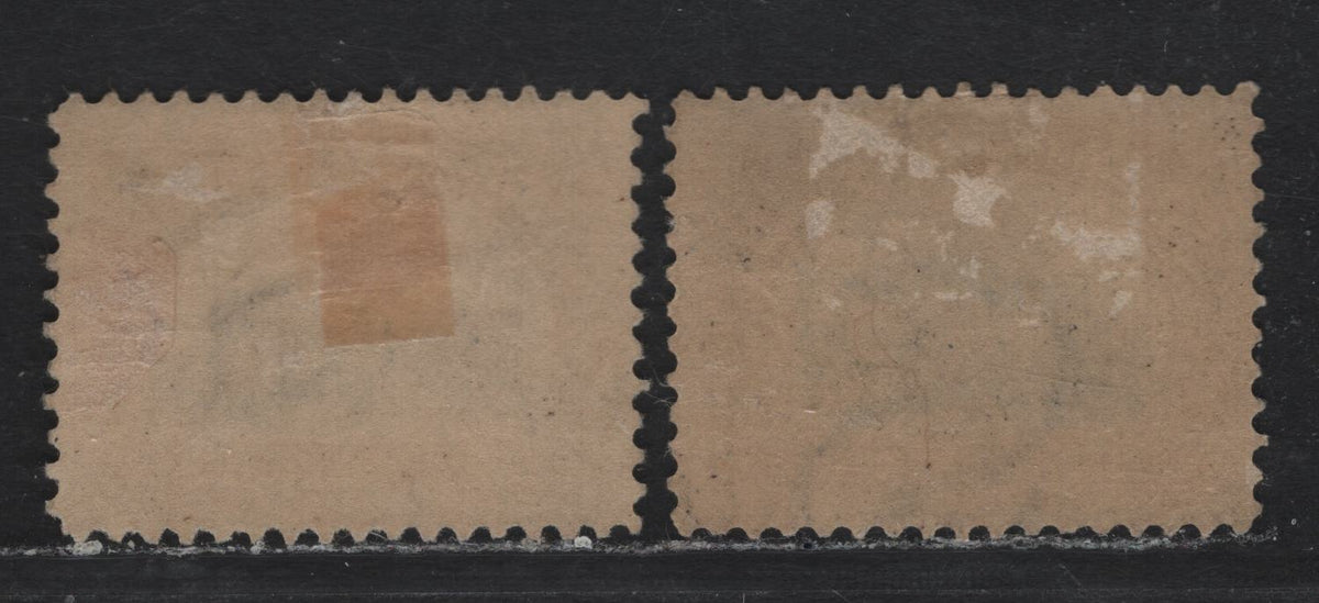 Lot 140 United States SC#298 8c Violet Brown/Purplish Brown & Black , 1901 Pan-American Exposition Issue, 2 F/VFOG Singles, Inverted Wmks