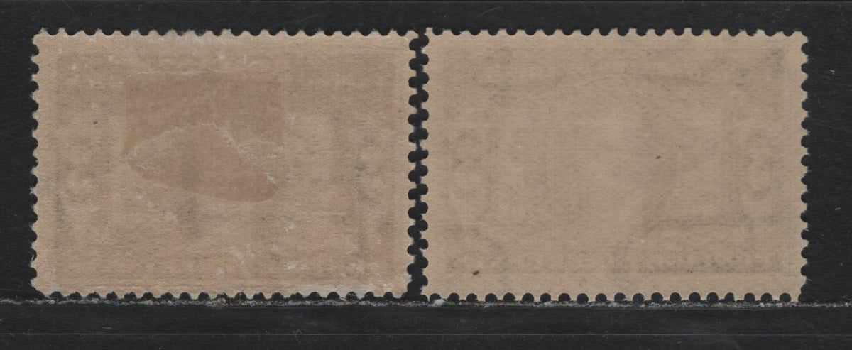 Lot 173 United States SC#325 3c Violet - Dark Violet , 1904 Louisiana Purchase Issue, 2 FOG Singles, Sideways Inverted & Reversed Wmks