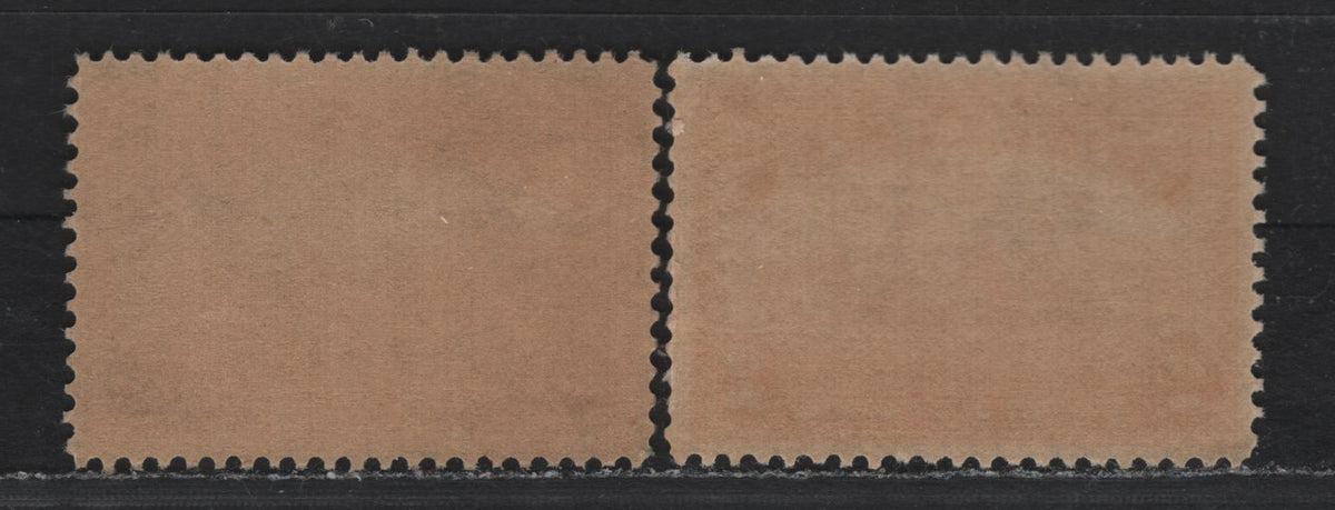 Lot 246 United States SC#372 2c Carmine , 1909 Hudson-Fulton Celebration Issue, 2 VFNH Singles, Inverted & Reversed Wmks, Two Shades