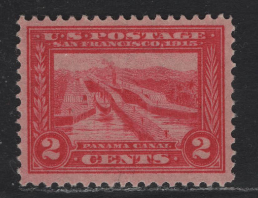 Lot 261 United States SC#398 2c Rose Carmine , 1913 Panama Pacific Issue, A VFNH Single, Inverted Wmk