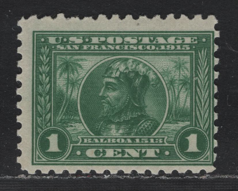 Lot 274 United States SC#401 1c Green , 1914-1915 Panama Pacific Issue, A FNH Single, Upright Wmk, Perf 10