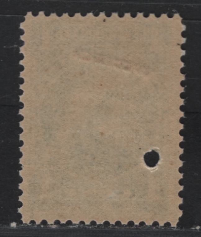 Lot 283 Newfoundland (C)SC#80as 1c Deep Green , 1897-1901 Royal Family, A VFNH Single, ABNN-H Paper, Small Specimen Overprint, 2mm Security Punch