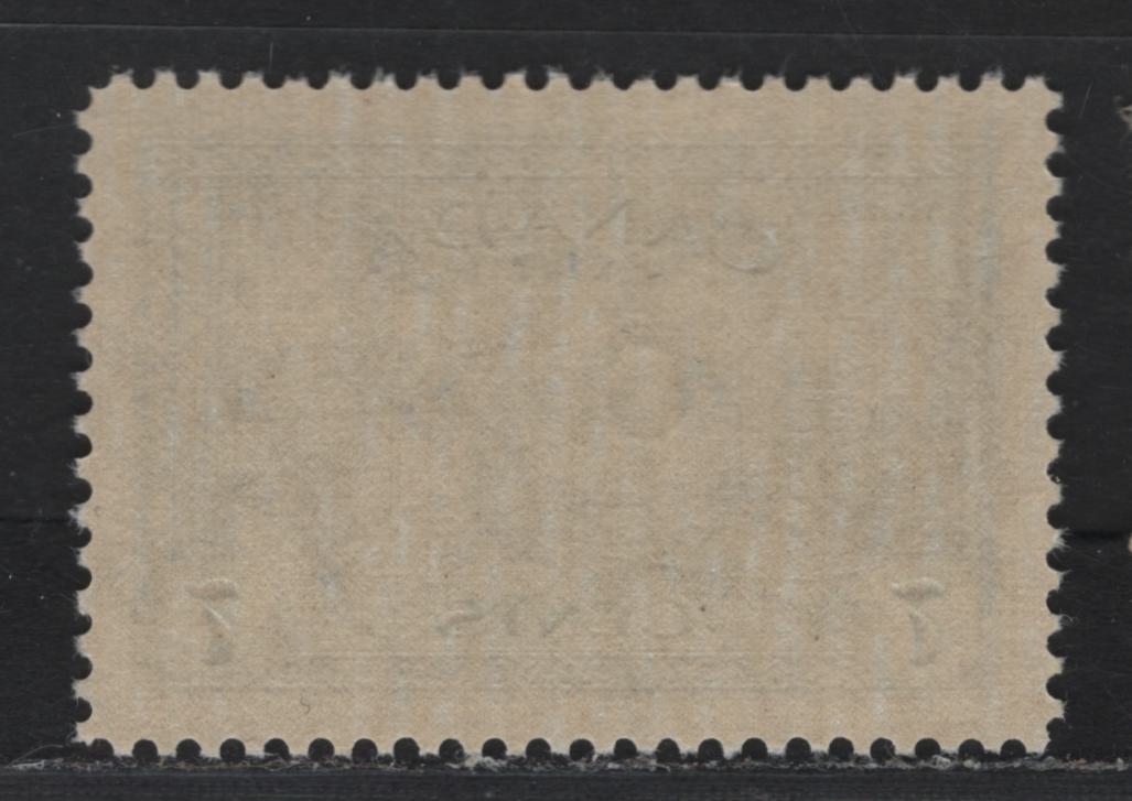 Lot 303 Canada SC#CO2 7c Deep Bright Blue , 1950 Airmail Issue, A VFNH Single, G Overprint, Nearly Opaque Lightly Ribbed Vertical Wove Paper, Streaky Yellowish Cream Gum.