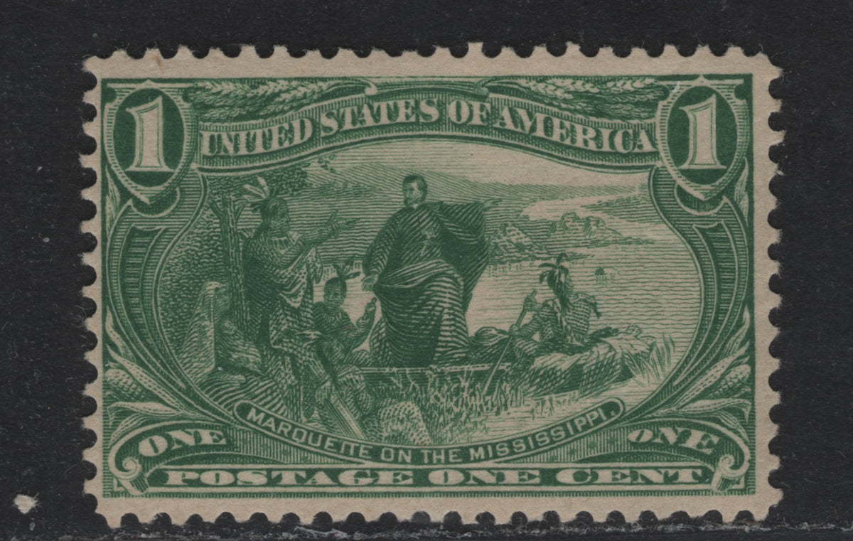 Lot 63 United States SC#285 1c Green , 1898 Trans-Mississippi Issue, A VFNH Single, Sideways Inverted Wmk