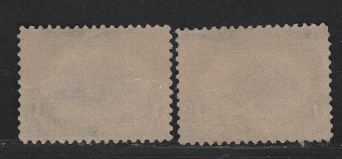 Lot 90 United States SC#294 1c Dark Blue Green & Black , 1901 Pan-American Exposition Issue, 2 Very Fine Unused Singles, Reversed & Inverted & Reversed Wmks