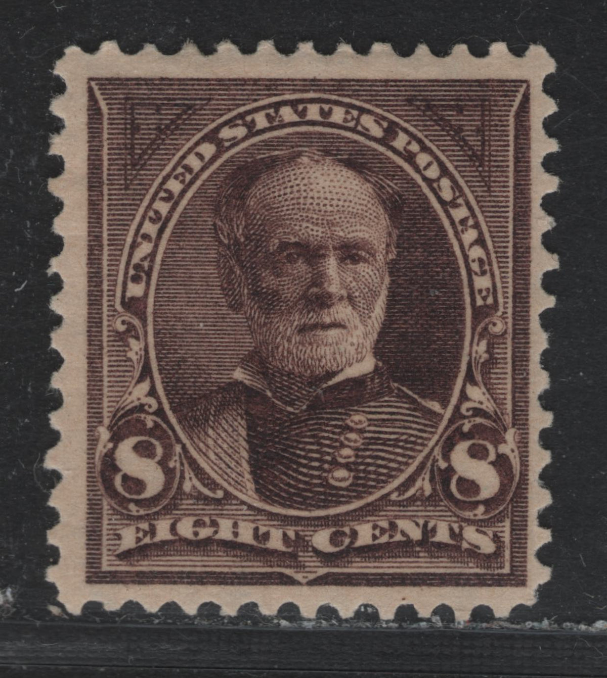 Lot 11 United States SC#272 8c Dark Violet, 1895-1897 First Bureau Issue, A FOG Single, Sideways-Reversed Wmk