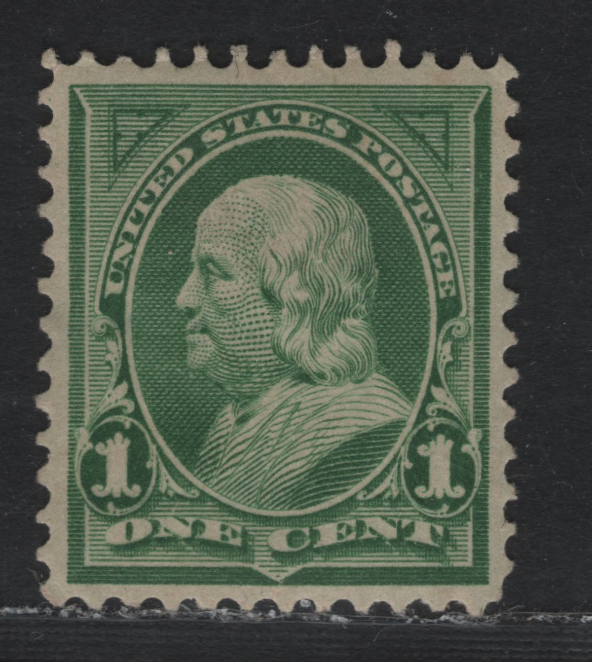 Lot 13 United States SC#279 1c Green, 1895-1897 First Bureau Issue, A VFOG Single, Normal Wmk