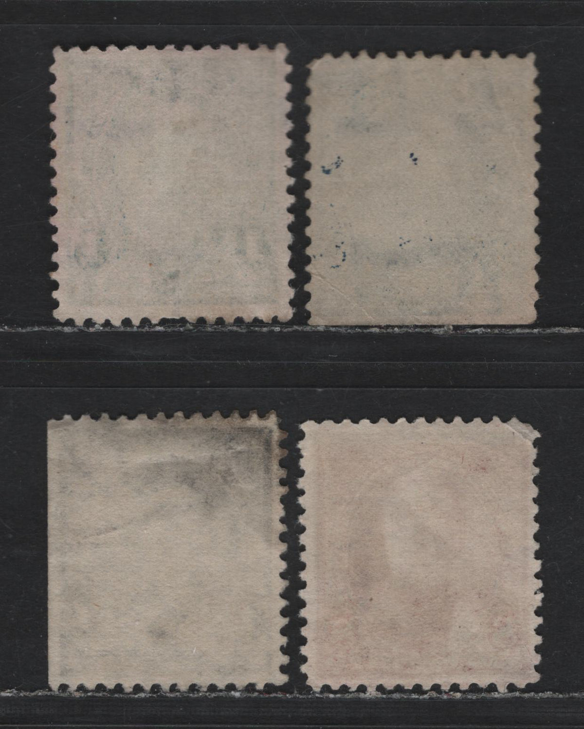 Lot 168 United States SC#264, 269, 272 1c - 8c Blue - Violet Brown, 1895-1897 1st Bureau Issue, 4 Very Fine Used Singles, Normal & Inverted Wmks On 1c, Sideways On 4c & 8c