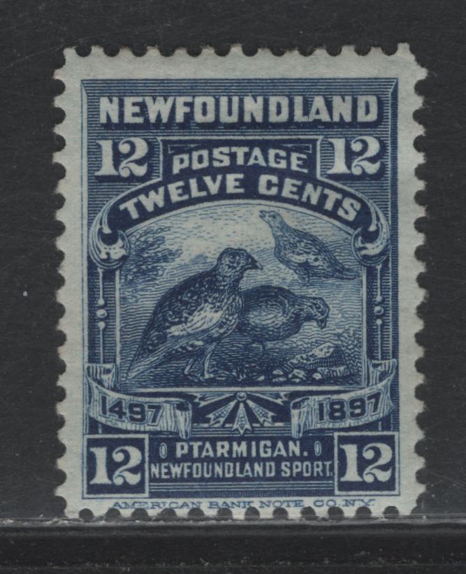 Lot 271 Newfoundland #69 12c Dark Blue, 1897 Discovery Of Newfoundland Issue, A VFOG Single On Horizontal Wove Paper