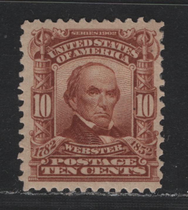 Lot 47 United States SC#307 10c Pale Red Brown , 1902-1903 2nd Bureau Issue, A VFOG Single, Normal Wmk