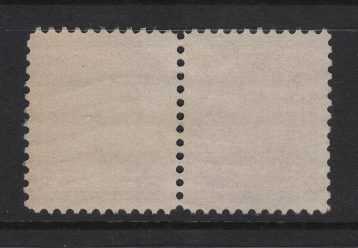 Lot 259 Canada #192, 192i 3c Bright Scarlet King George V, 1932 Imperial Economic Conference Issue, A Fine Used Pair, Paper BABN-O, Perf 11.1x10.9, 17.75x22mm Design Showing Broken E Variety From Pos. 87, Plate 2 LR Pane.