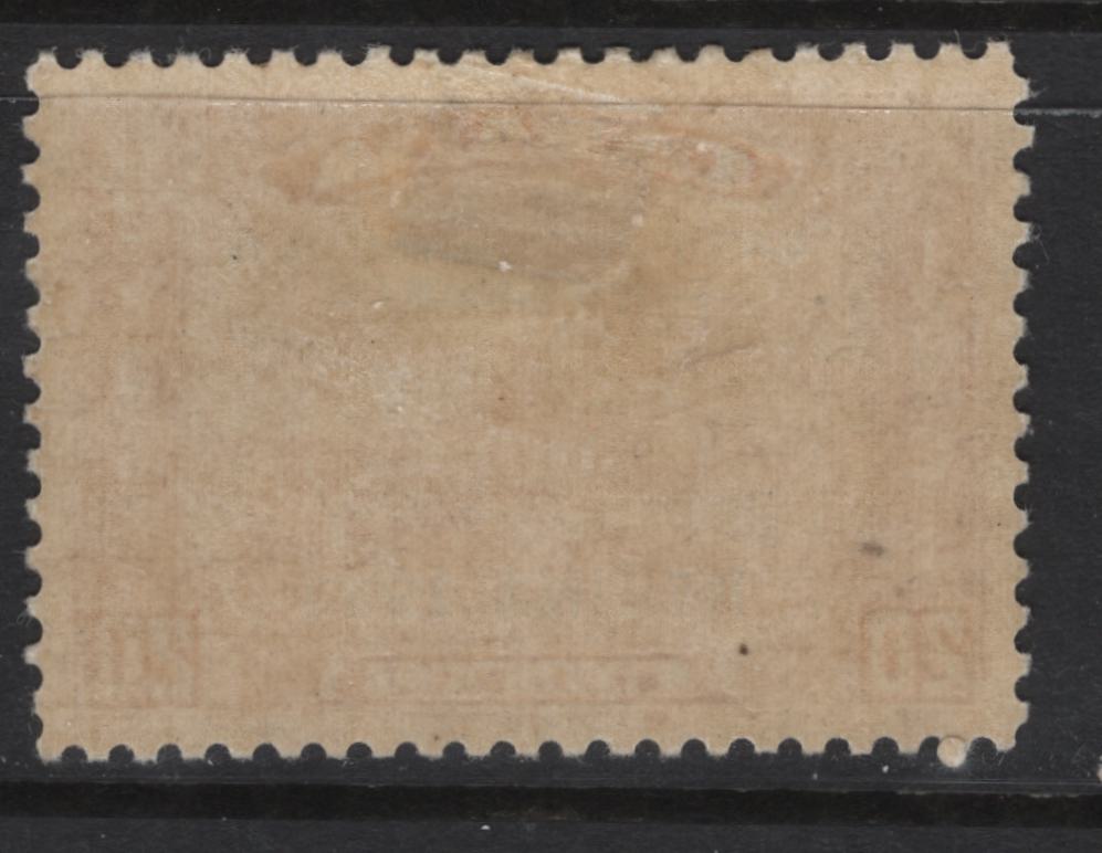 Lot 291 Canada (C)  #203 20c Dull Vermillion Harvesting Wheat, 1933 Grain Exhibition Issue, A VFOG Single, Paper BABN-D, Perf 10.9x10.8, Disturbed Gum, But Fully Presentable.