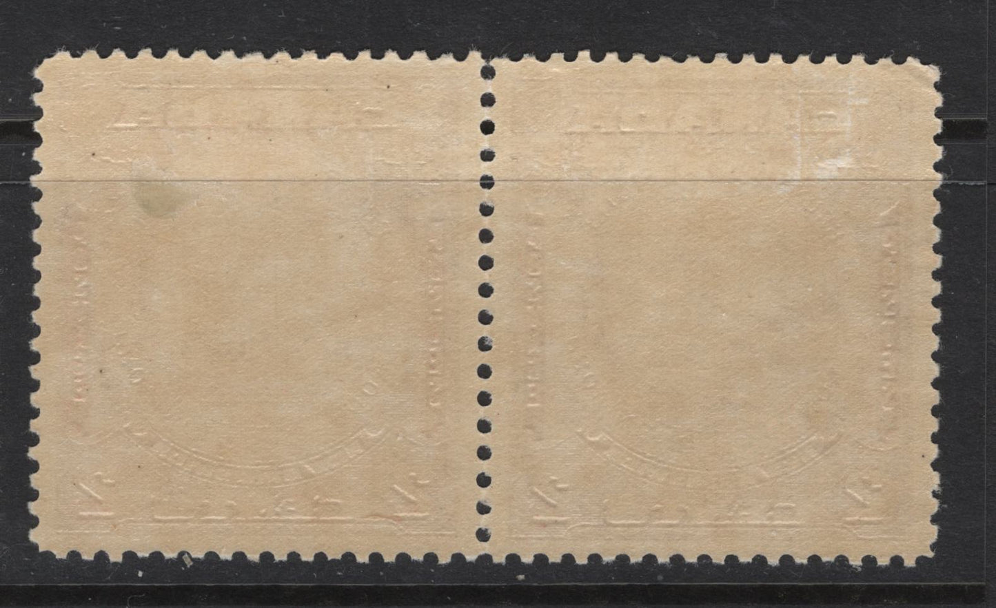 Lot 329 Canada (C)  #210, 210var 2c Pale Brown Red New Brunswick Seal, 1934 New Brunswick Issue, 2 VFOG Singles, Paper BABN-GG, Extended Frameline At UR & Closed Frameline On Right Stamp
