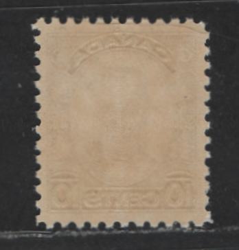 Canada #190 10c Olive Green Georges Etienne Cartier, 1931-1935 Arch Issue, A VFNH Single 1934 Printing With Satin Cream Gum