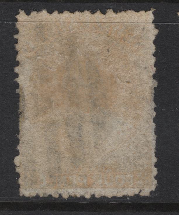 Lot 335 New Zealand (C) SG#120 4d Yellow Queen Victoria, 1864-1871 Chalon Heads Issue, A Good Used Single, Perf 12.5, Some Short Perfs & Small Margin Thin At Center Right, But Decent Appearance.