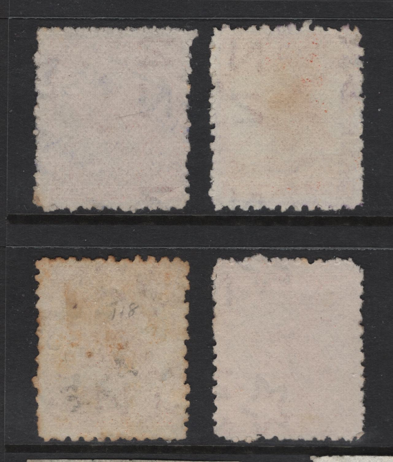 Lot 361 New Zealand (C) SG#315-b 1/- Brown Red & Deep Brown Red, Bright Red & Orange Red Kea & Kaka, 1902-1907 Pictorial Issue, 4 Very Fine Used Singles, Perf 11, Star & NZ Wmk