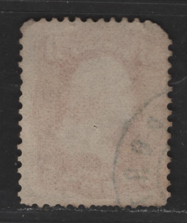 Lot 378 United States Of America #64b 3c  Rose Pink George Washington, 1861-1869 Civil War Issue, A Fine Used Single Scarce Shade, With Clear Bluish Undertone, But Rosier Shade Than Lots 411-413