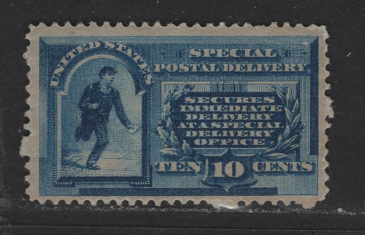 Lot 402 United States Of America #E1 10c Blue Messenger Running, 1885 Special Delivery Issue, A VF Unused Single