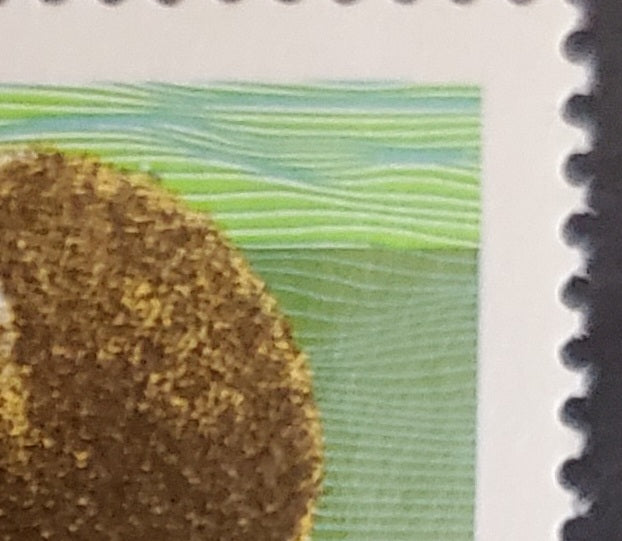 Canada #1178 76c Multicoloured Grizzly Bear, 1987-1991 Mammal & Architecture Issue, 2 VFNH Singles Perf. 14.4 x 13.8 Harrison Paper, Minor Upward Shift of the Turquoise