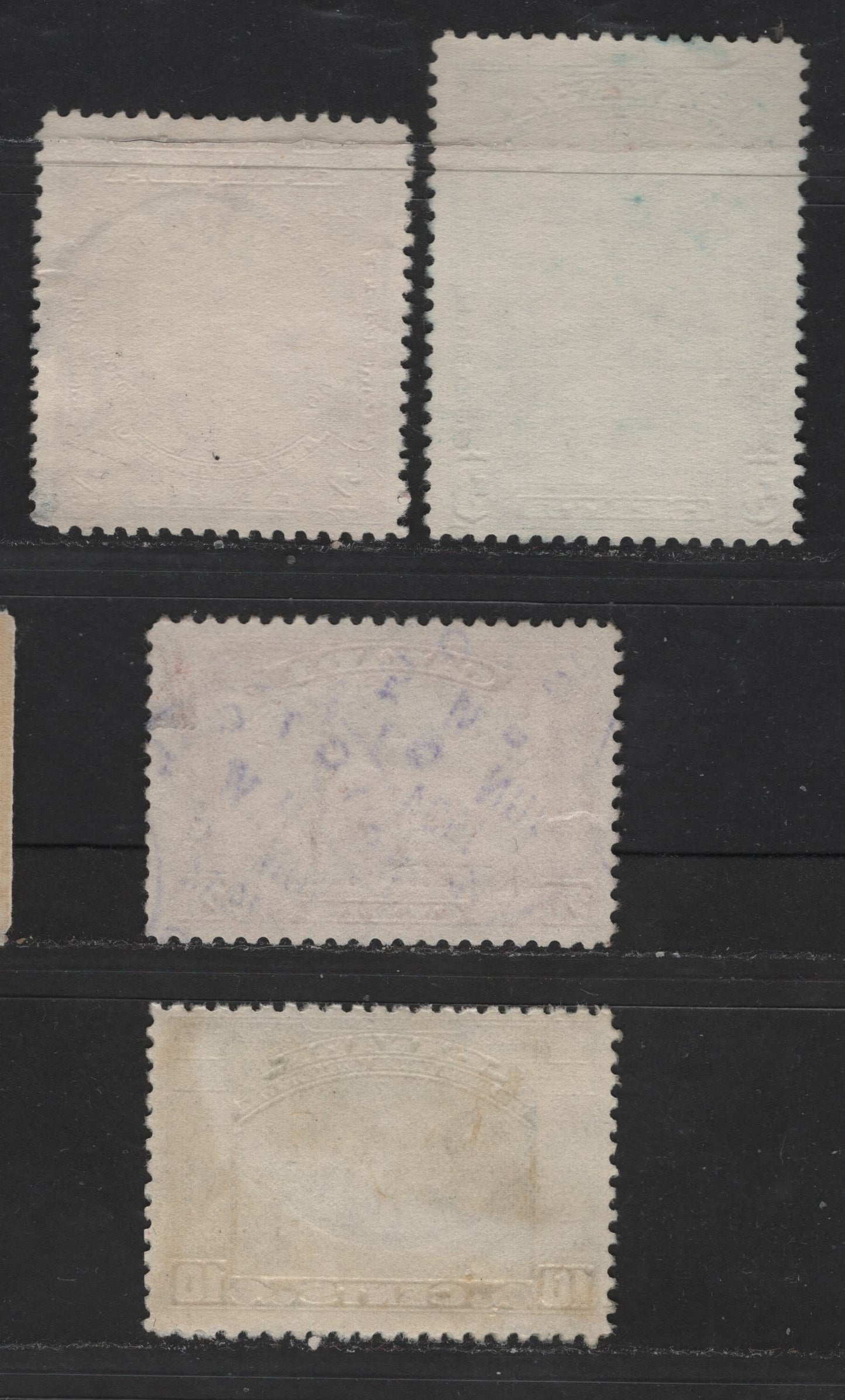 Canada #203, 208-210 2c-20c Red Brown - Deep Vermilion Harvesting Wheat - NB Seal, 1933-1934 Regina Grain Exhibition & 150th Anniversary Of New Brunswick Issues, 4 Fine Used Singles