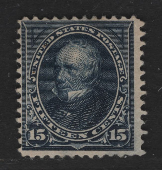 Lot 484 United States Of America #274 15c Indigo Henry Clay, 1895-1897 Watermarked First Bureau Issue, A Good Unused Single Fine Appearing, But With Severe Thin At Lower Right