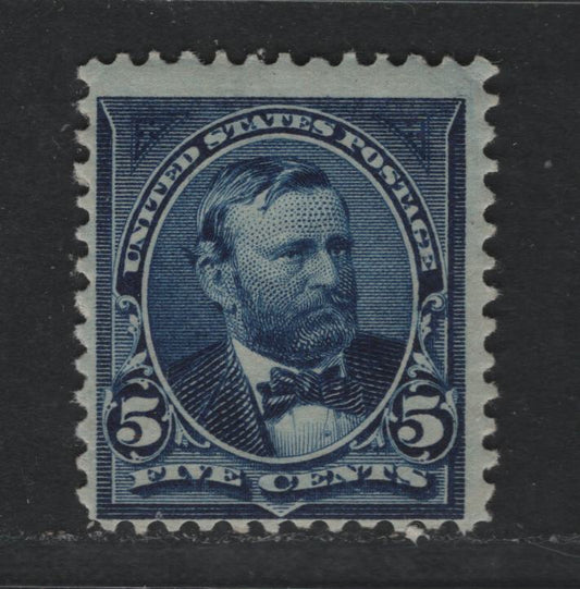 Lot 490 United States Of America #281 5c Dark Blue Ulysses S. Grant, 1897-1903 Watermarked First Bureau Issue Colour Changes, A Fine OG Single