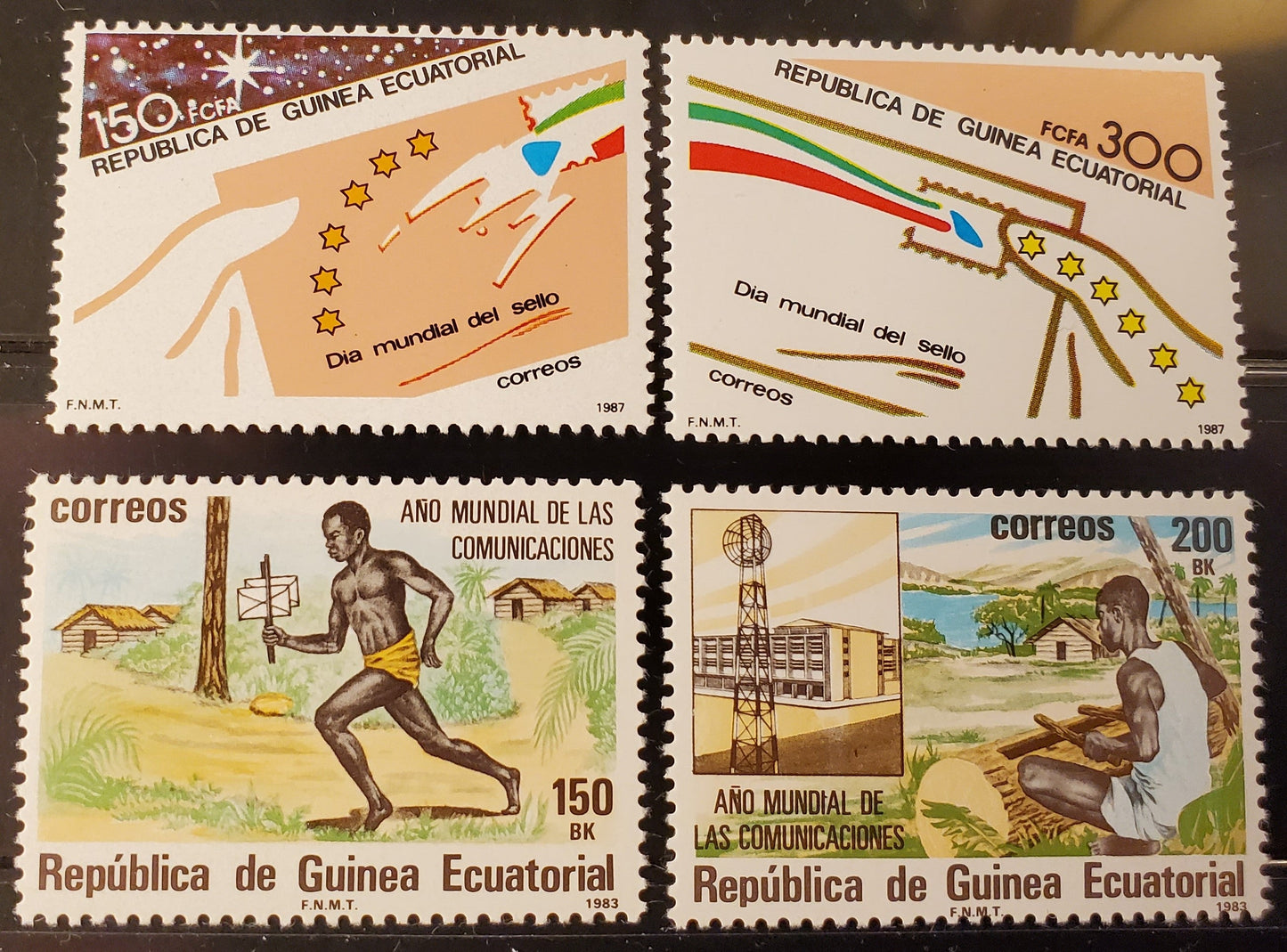 Lot 359 Equatorial Guinea SC#65/115 1983-1987 Commemoratives, A VFNH Range Of Singles, 2017 Scott Cat. $6.9 USD, Click on Listing to See ALL Pictures