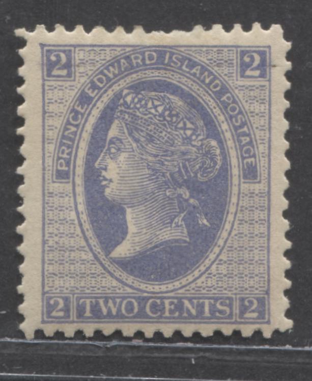 Lot 257 Prince Edward Island #12 2c Ultramarine Queen Vctoria, 1872 Cents Issue, A VFOG Single