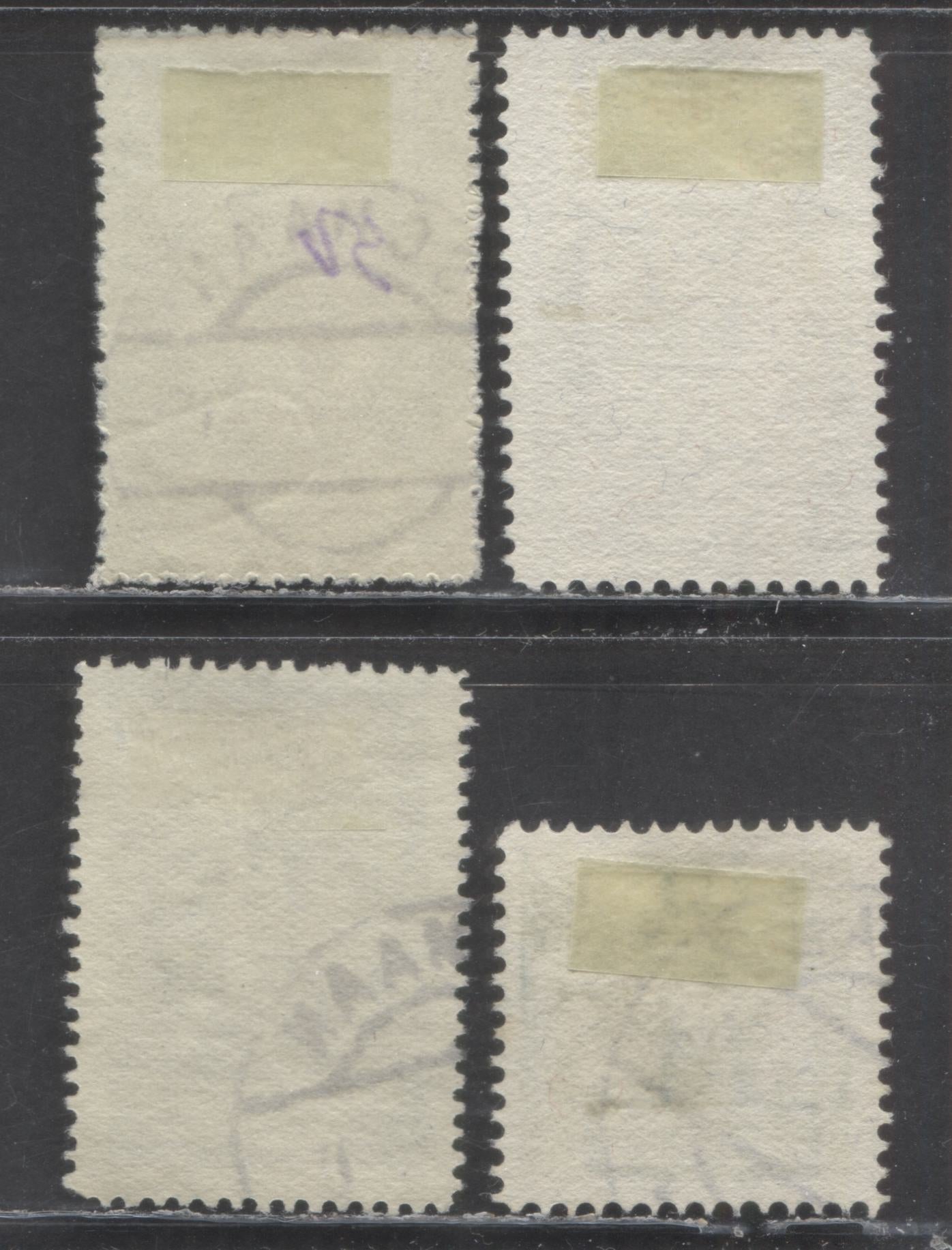 Lot 449 Liechtenstein SC#59/61 1921 Definitives, 4 Fine/Very Fine Used Singles, Click on Listing to See ALL Pictures, 2022 Scott Classic Cat. $38.5 USD