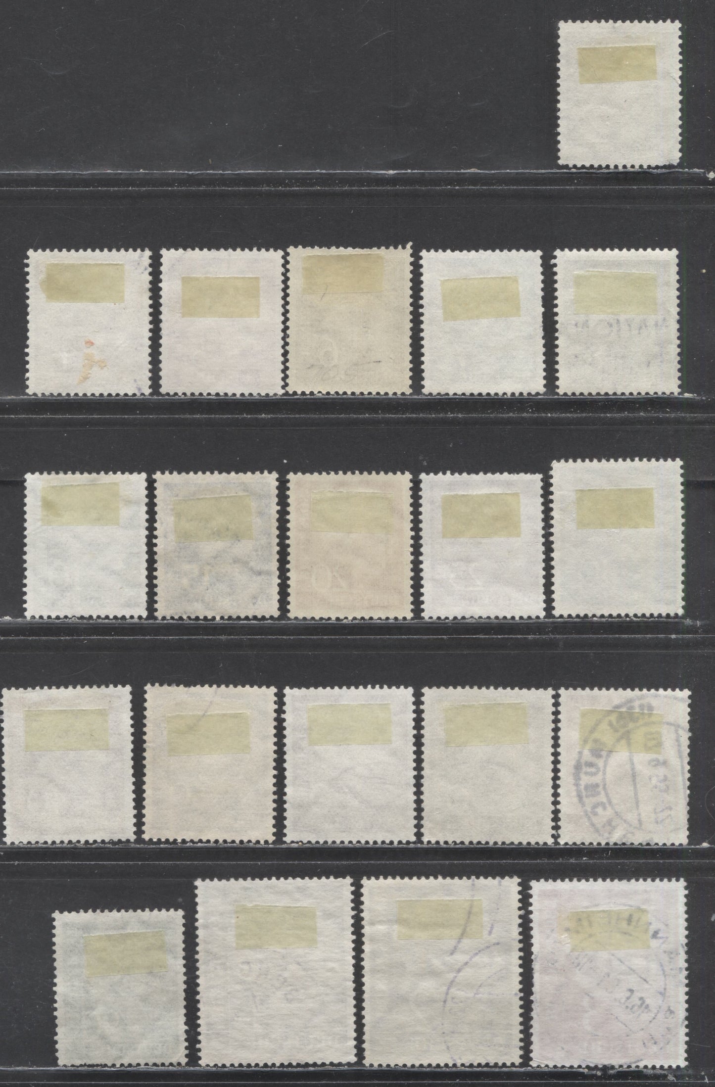 Lot 118 Germany SC#702-721 1954-1960 Heuss Definitives, 20 Fine/Very Fine Used Singles, Click on Listing to See ALL Pictures, 2017 Scott Cat. $20 USD