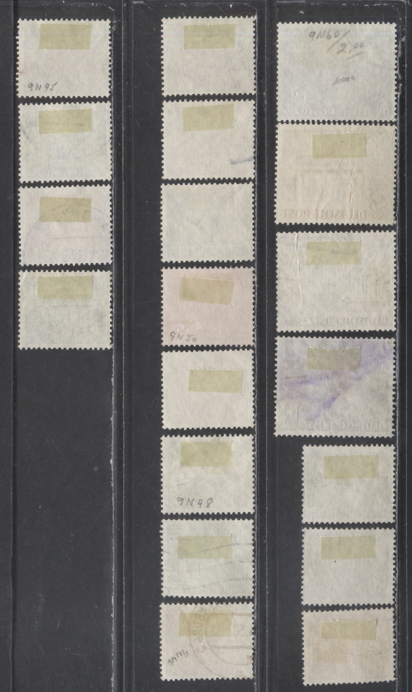 Lot 134 Germany - Berlin SC#9N42-9N60 1949 Definitives, 19 Fine/Very Fine Used Singles, Click on Listing to See ALL Pictures, 2017 Scott Cat. $42.2 USD