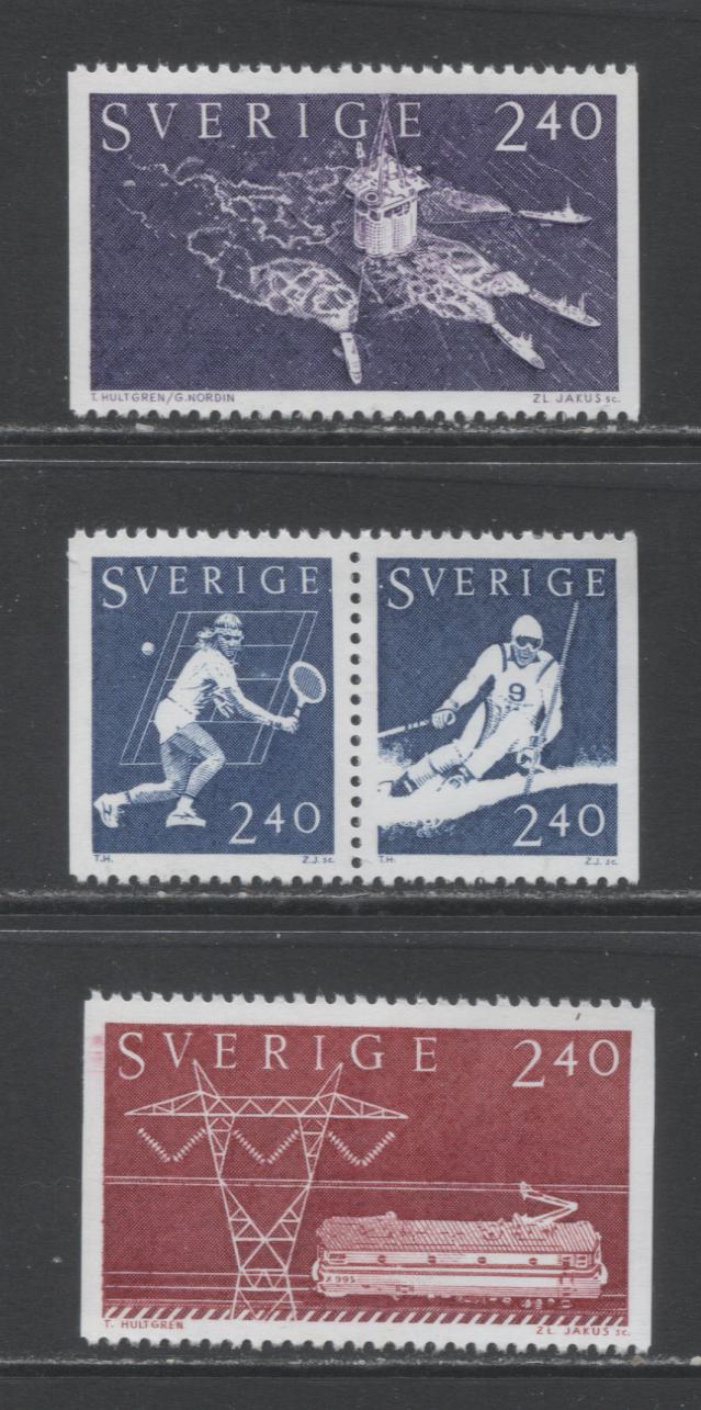 Lot 255 Sweden SC#1377-1399 1981-1982 Commemoratives, 23 VFNH/LH Singles, Click on Listing to See ALL Pictures, 2017 Scott Cat.$30.6 USD