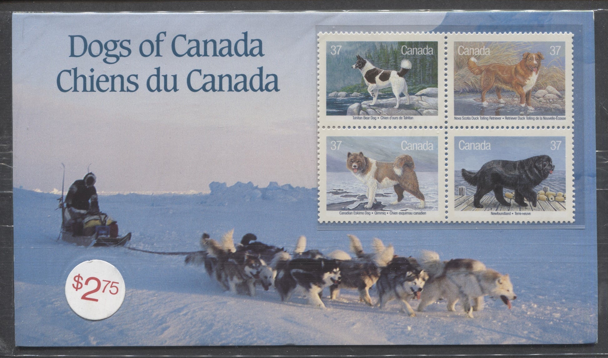 Lot 37 Canada, Canada Post Thematic Collection for the 1988 Dogs Of Ca ...