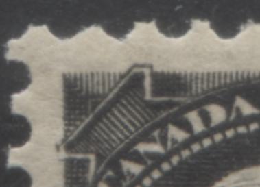 Lot 89 Canada #34var 1/2c Black Queen Victoria, 1870-1893 Small Queens, A VFOG Single On Horizontal Wove Paper, Perf 12, Montreal Printings, Minor Re-entry
