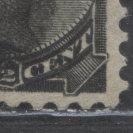 Lot 91 Canada #34var 1/2c Black Queen Victoria, 1870-1893 Small Queens, 2 Fine/Very Fine Used Singles, Montreal & 2nd Ottawa Printingsd With Plate Scratches/Re-entries