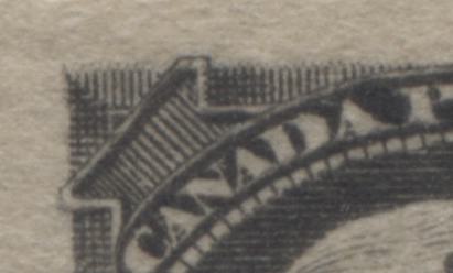 Lot 96 Canada #34i 1/2c Gray Black Queen Victoria, 1870-1893 Small Queens, A VFOG Single On Horizontal Wove Paper, 2nd Ottawa Printing, Perf 12 x 12.1, Minor Re-entry