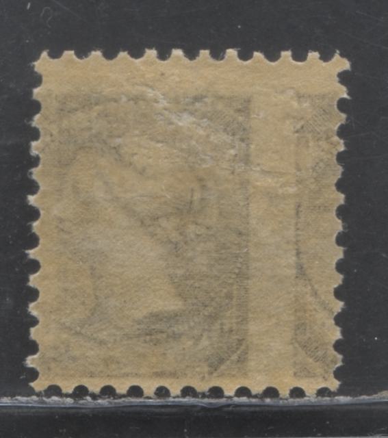 Lot 96 Canada #34i 1/2c Gray Black Queen Victoria, 1870-1893 Small Queens, A VFOG Single On Horizontal Wove Paper, 2nd Ottawa Printing, Perf 12 x 12.1, Minor Re-entry