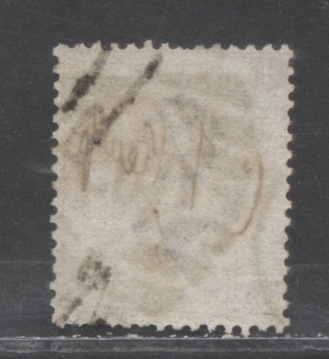 Lot 177 Great Britain SC#49 (SG#103) 3d Rose 1867 - 1880 Large White Corner Letters - Surface-Printed Issue, Plate 6 Printing, Spray Of Rose Wmk, A Fine Used Example, Click on Listing to See ALL Pictures, Estimated Value $35