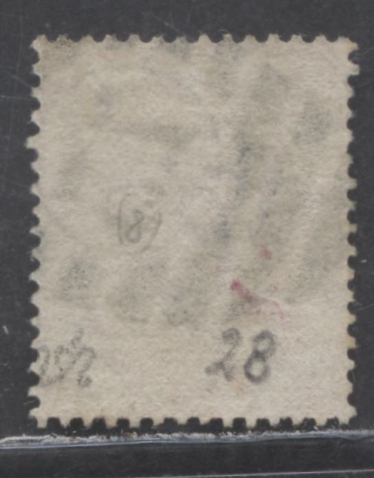 Lot 184 Great Britain SC#49 (SG#103) 3d Rose 1867 - 1880 Large White Corner Letters - Surface-Printed Issue, Plate 8 Printing, Spray Of Rose Wmk, A Fine Used Example, Click on Listing to See ALL Pictures, Estimated Value $30
