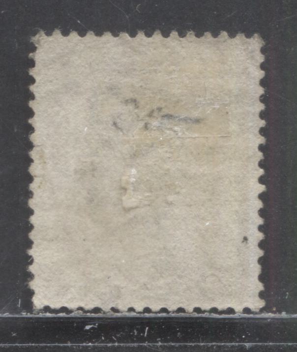 Lot 187 Great Britain SC#49a (SG#102) 3d Deep Rose 1867 - 1880 Large White Corner Letters - Surface-Printed Issue, Plate 10 Printing, Spray Of Rose Wmk, B72 Malvern Wells, Worchestershire Cancel, A Very Good - Fine Used Example, Estimated Value $80
