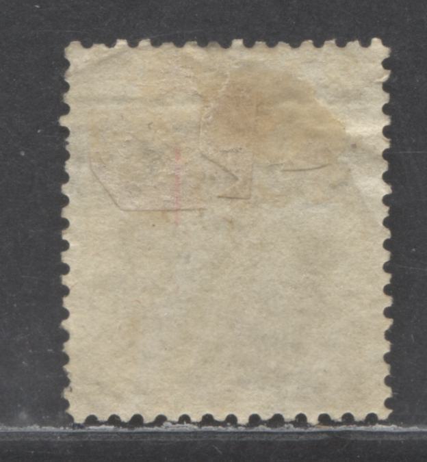 Lot 48 Great Britain SC#40b (SG#87b) 9d Straw 1862 Small White Corner Letters - Surface Printed Issue, On Thick Paper, Glasgow Scotland Cancel, A Very Good Used Example, Click on Listing to See ALL Pictures, Estimated Value $140