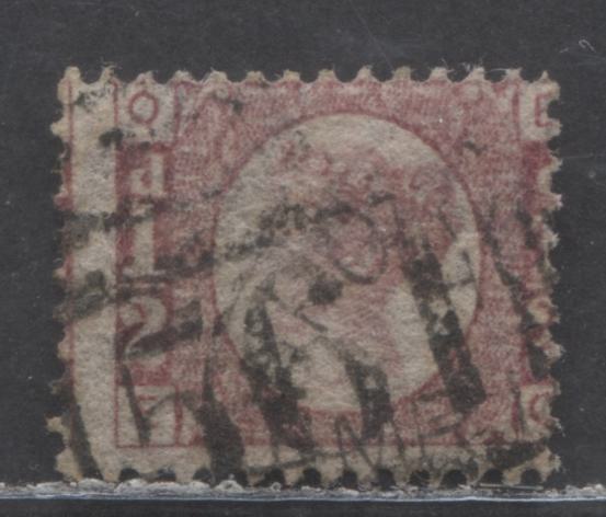 Lot 9 Great Britain SC#58 (SG#48) 1/2d Rose Red 1870 - 1880 Bantam Issue, Plate 10 Printing With #561 Newport, Monmouthshire, Cancel, A Very Good Used Example, Click on Listing to See ALL Pictures, Estimated Value $7