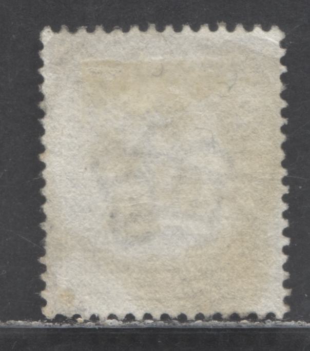 Great Britain SC#82 (SG#157) 2 1/2d Blue 1880-1883 Large Coloured Corner Letters, Plate 21 Printing, Imperial Crown Wmk. June 16,1881 Folkstone Squared Circle Wmk, A Fine Used Example, Estimated Value $22