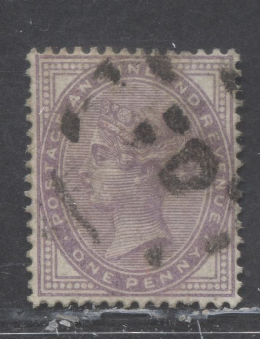 Lot 99 Great Britain SC#88 (SG#170) 1d Bluish Lilac 1881-1900 Postage & Inland Revenue Issue, Die 1 Printing, Imperial Crown Wmk, A Very Fine Used Example, Click on Listing to See ALL Pictures, Estimated Value $45