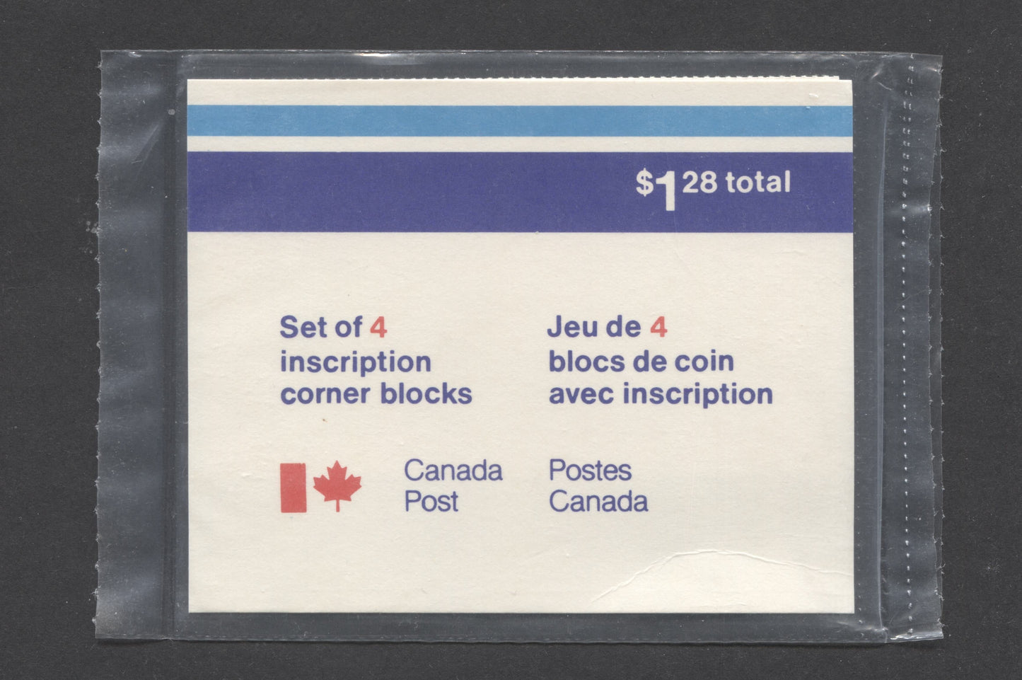 Lot 58 Canada #673aii 8c Light Brown - Yellow Brown D. Lawrence - Quadra, 1975 Coastal Vessels, A VFNH Sealed Pack Of Plate Blocks On LF Paper With DF Insert Type 2B, Unitrade Cat. As Blocks $12